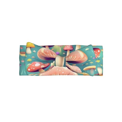 Hübsches, kleines Pilz-Stirnband mit dehnbarer Schleife für Babys – perfekt für Neugeborene, Säuglinge, Kleinkinder – süßes Haarband in Form einer Engelsprinzessin von Oudrspo