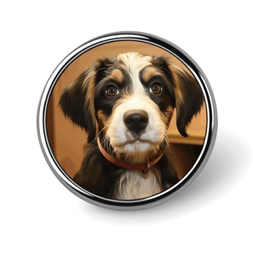 Hundetraining, runde Anstecker, Brosche, modische Revers-Krawattennadeln, leichte Metallbrosche, Anstecker für Männer und Frauen, Kostüm, dekoratives Accessoire Hundetraining, runde Anstecker, Brosche, modische Revers-Krawattennadeln, leichte Metallbrosche, Anstecker für Männer und Frauen, Kostüm, dekoratives Accessoire von Oudrspo