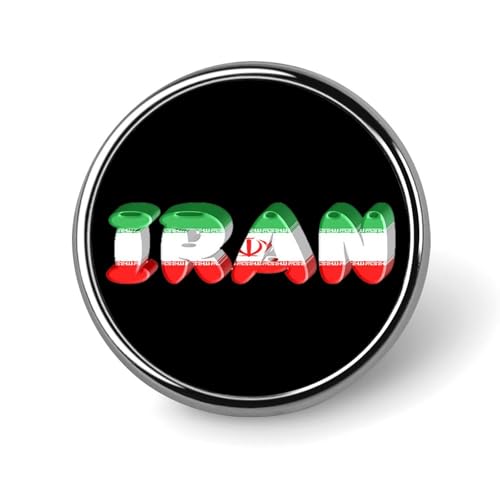 Iran Runde Brosche Pins Revers Krawatte Abzeichen Metall Memorial Button Pin Kit für Hut Hemd Kleidung Taschen Dekor von Oudrspo