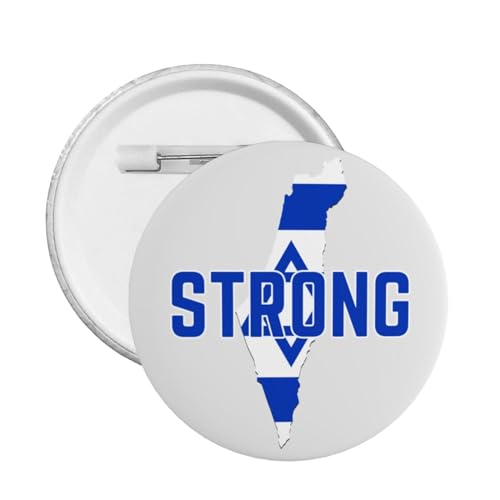 Israel Strong Pin „Bete für Israel“ Pin „I Stand With Israel“ Pin „I Love Israel Pin“ Israel Pin Runder Knopf Abzeichen Pin Medaille Pins Brosche Partyzubehör Urlaubsdekoration Pins von Oudrspo