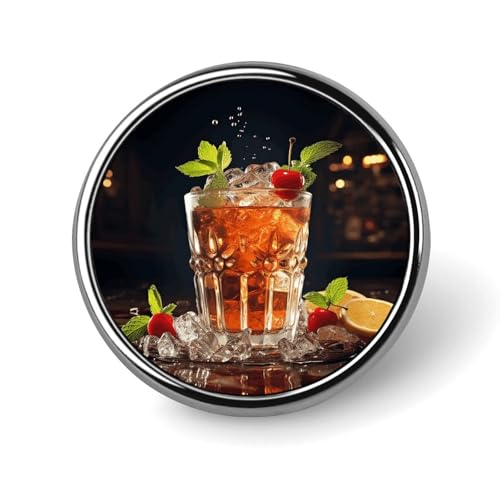 Klassische Cocktail-Brosche, rund, modische Revers-Krawattennadeln, leichte Metallbrosche, Abzeichen für Männer und Frauen, Kostüm, dekoratives Accessoire Klassische Cocktail-Brosche, rund, modische Revers-Krawattennadeln, leichte Metallbrosche, Abzeichen für Männer und Frauen, Kostüm, dekoratives Accessoire von Oudrspo