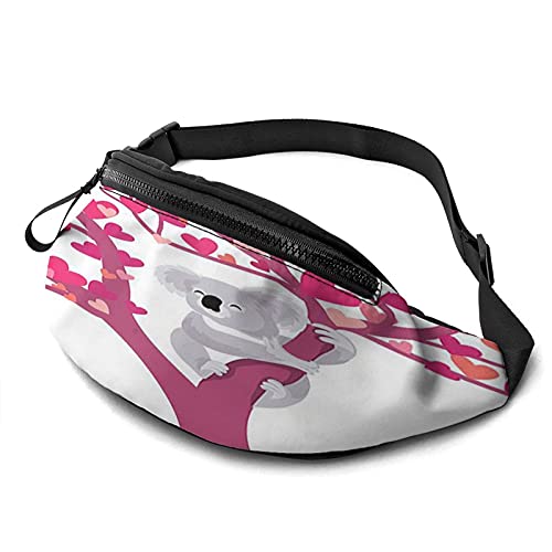 Koala Gürteltasche für Damen Herren Mode Gürteltasche Hüfttasche mit verstellbarem Gürtel für Reisen im Freien Sport Laufen von Oudrspo