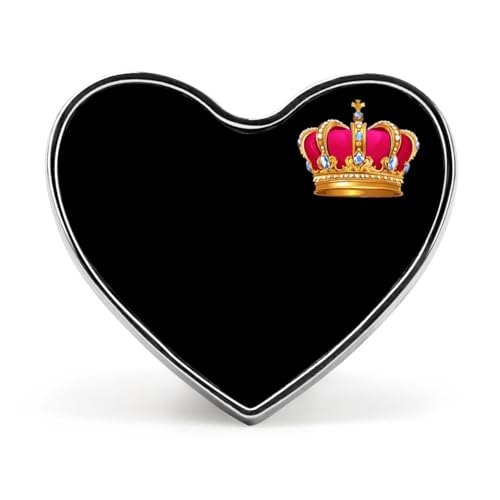 König Herz Abzeichen Unisex Metall Memorial Reel Pin Revers Brosche Button Kleid Mantel Zubehör für Rucksack Hochzeit König Herz Abzeichen Unisex Metall Memorial Reel Pin Revers Brosche Button Kleid Mantel Zubehör für Rucksack Hochzeit von Oudrspo
