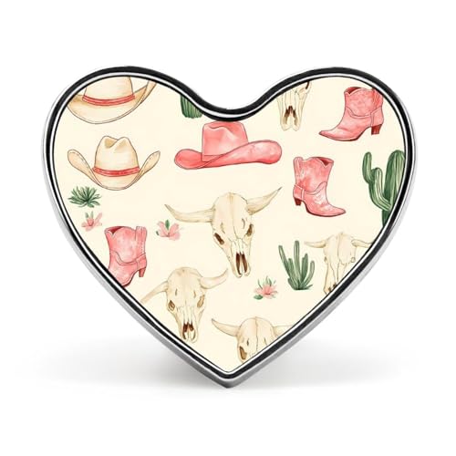 Kuhschädel-Stiefel, Kaktushüte, Herz-Abzeichen, Unisex-Metall-Gedenknadel, Reversbrosche, Knopf, Frack, Mantel, Zubehör für Rucksack, Hochzeit Kuhschädel-Stiefel, Kaktushüte, Herz-Abzeichen, Unisex-Metall-Gedenknadel, Reversbrosche, Knopf, Frack, Mantel, Zubehör für Rucksack, Hochzeit von Oudrspo