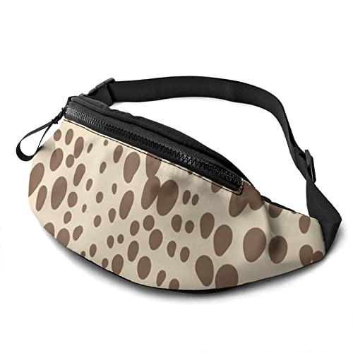 Leopard Dots Gürteltasche Lässige Gürteltasche mit verstellbarem Gürtel Gürteltaschen für Männer Frauen Reisen Sport Laufen von Oudrspo