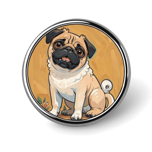 Lustige Anstecknadel mit Cartoon-Mopswelpen für Männer, köstliche süße Ramen-Modebrosche – süße Emaille-Anstecker, Anstecknadel aus Aluminiumlegierung für Hüte, Hemden, Taschen, Jacken und Accessoires Lustige Anstecknadel mit Cartoon-Mopswelpen für Männer, köstliche süße Ramen-Modebrosche – süße Emaille-Anstecker, Anstecknadel aus Aluminiumlegierung für Hüte, Hemden, Taschen, Jacken und Accessoires von Oudrspo