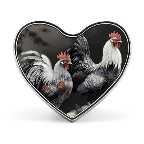Modische Brosche mit Hahnmuster – Elefantenfamilie, 2,5 cm, süße Emaille-Herz-Anstecker, Metall-Anstecknadeln für Männer und Frauen, dekorative Metall-Anstecknadel für Hüte, Hemden, Taschen, Jacken un Modische Brosche mit Hahnmuster – Elefantenfamilie, 2,5 cm, süße Emaille-Herz-Anstecker, Metall-Anstecknadeln für Männer und Frauen, dekorative Metall-Anstecknadel für Hüte, Hemden, Taschen, Jacken un von Oudrspo