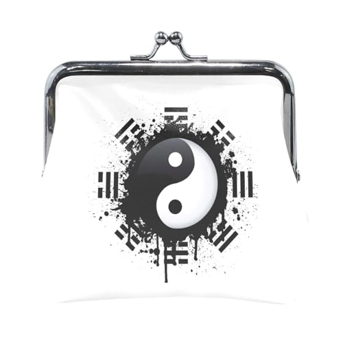 Multi 11 Damen-Geldbörse aus Leder, Hasp-Kartenschlüssel, Wechselgeldbörse, Kiss Lock, Clutch, Tasche, Damenhandtasche mit Kleiner Schnalle, Aufdruck Faultier auf Flamingo von Oudrspo