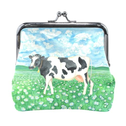 Multi 12 Damen-Geldbörse aus Leder, Hasp-Kartenschlüssel, Wechselgeldbörse, Kiss Lock, Clutch, Tasche, Damenhandtasche mit Kleiner Schnalle, Aufdruck Faultier auf Flamingo von Oudrspo