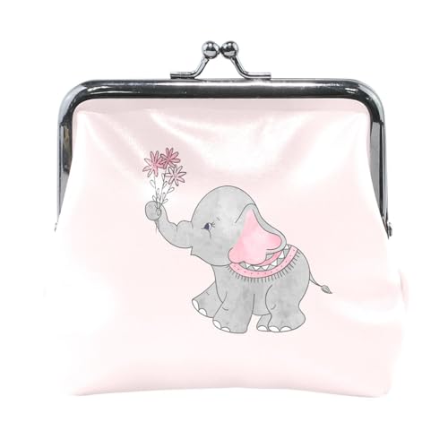 Multi 12 Damen-Geldbörse aus Leder, Hasp-Kartenschlüssel, Wechselgeldbörse, Kiss Lock, Clutch, Tasche, Damenhandtasche mit Kleiner Schnalle, Aufdruck: Große Sonnenblume von Oudrspo