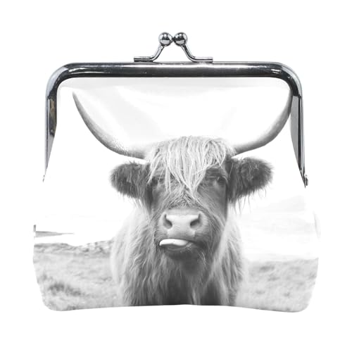 Multi 14 Damen-Geldbörse aus Leder, Hasp-Kartenschlüssel, Wechselgeldbörse, Kiss Lock, Clutch, Tasche, Damenhandtasche mit Kleiner Schnalle, Aufdruck Faultier auf Flamingo von Oudrspo