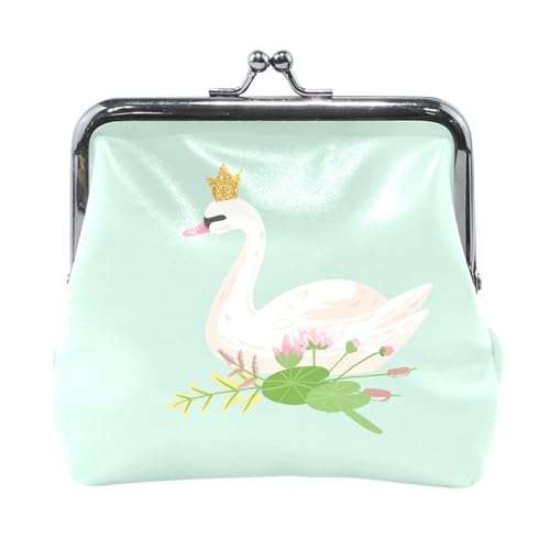 Multi 18 Damen-Geldbörse aus Leder, Hasp-Kartenschlüssel, Wechselgeldbörse, Kiss Lock, Clutch, Tasche, Damenhandtasche mit kleiner Schnalle, Druck, blaugrün oder türkisgrün, lackierte Holzstruktur von Oudrspo