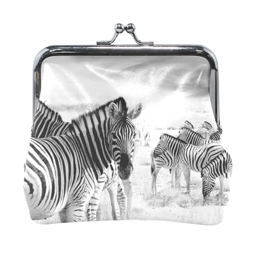 Multi 20 Damen-Geldbörse aus Leder, Hasp-Kartenschlüssel, Wechselgeldbörse, Kiss Lock, Clutch, Tasche, Damen-Handtasche mit kleiner Schnalle, bedruckt mit bunten Weihnachts- und Neujahrslichtern, naht von Oudrspo