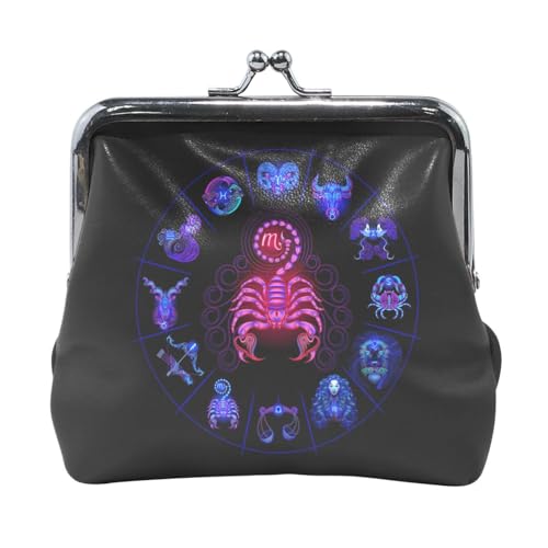 Multi 3 Damen-Geldbörse aus Leder, Hasp-Kartenschlüssel, Wechselgeldbörse, Kiss Lock, Clutch, Tasche, Damen-Handtasche mit kleiner Schnalle, bedruckt mit Weihnachtsbäumen, Muscheln auf Chevron-Sand von Oudrspo