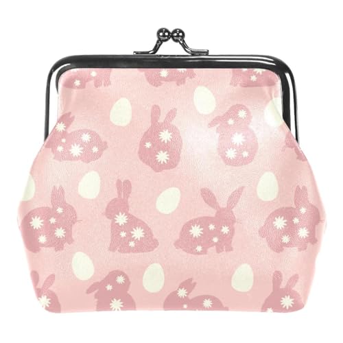 Multi-4 Ostereier Damen Kiss Lock Geldbörsen und Handtaschen Umhängetasche Schnalle Geldbörse von Oudrspo