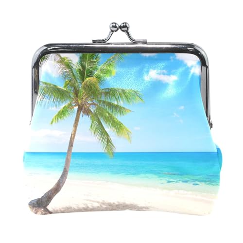 Multi 9 Damen-Geldbörse aus Leder, Hasp-Kartenschlüssel, Wechselgeldbörse, Kiss Lock, Clutch, Tasche, Damenhandtasche mit Kleiner Schnalle, Aufdruck: Orange Fox von Oudrspo