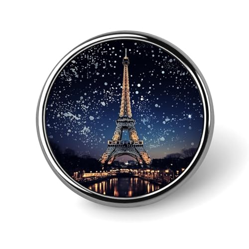 Nacht Paris Eiffel Anstecknadel für Männer Schachfigur Braun Muster Modische Brosche Pin - Niedliche Emaille-Abzeichen, Aluminiumlegierung Metall Pinback für Hüte, Hemden, Taschen, Jacken & Accessoire Nacht Paris Eiffel Anstecknadel für Männer Schachfigur Braun Muster Modische Brosche Pin - Niedliche Emaille-Abzeichen, Aluminiumlegierung Metall Pinback für Hüte, Hemden, Taschen, Jacken & Accessoire von Oudrspo