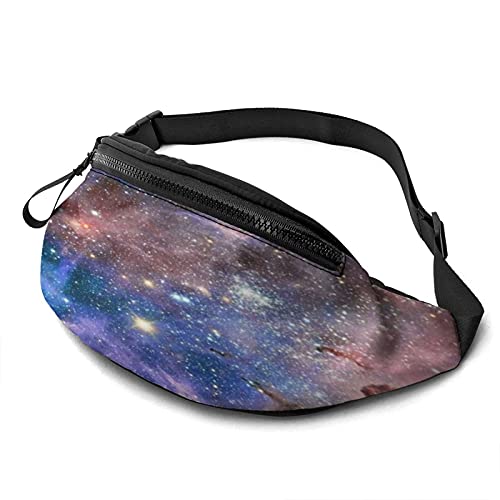 Nebula Bauchtasche für Damen Herren Mode Gürteltasche Hüfttasche mit verstellbarem Gürtel für Reisen im Freien Sport Laufen von Oudrspo