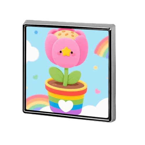 Niedliche Anstecknadel mit Blumen und blauen Himmelsfedern für Männer und Frauen, quadratische modische Brosche – niedliche Emaille-Anstecker, Anstecknadel aus Aluminiumlegierung für Hüte, Hemden, Tas Niedliche Anstecknadel mit Blumen und blauen Himmelsfedern für Männer und Frauen, quadratische modische Brosche – niedliche Emaille-Anstecker, Anstecknadel aus Aluminiumlegierung für Hüte, Hemden, Tas von Oudrspo