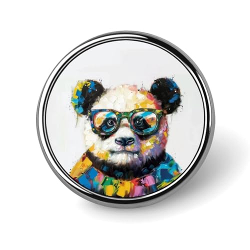 Niedliche runde Brosche mit Panda-Motiv, Anstecknadel, Revers, Krawattennadel für Damen und Herren, Büroangestellte, Lehrer, Dekoration Niedliche runde Brosche mit Panda-Motiv, Anstecknadel, Revers, Krawattennadel für Damen und Herren, Büroangestellte, Lehrer, Dekoration von Oudrspo