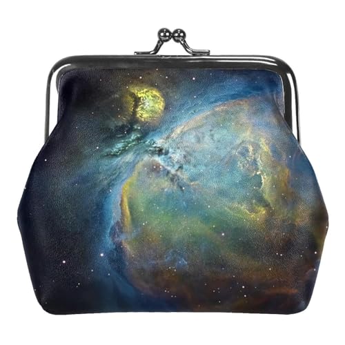 Oudrspo Multi-4 Nachthimmel und Mond Damen Kiss Lock Geldbörsen und Handtaschen Umhängetasche Schnalle Geldbörse von Oudrspo