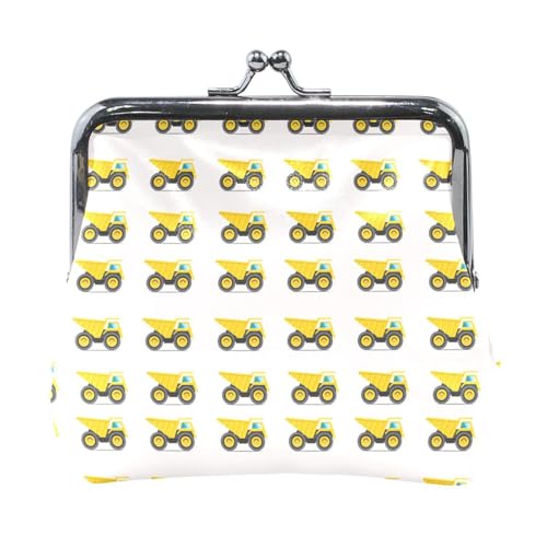 Oudrspo Multi 5 Damen-Geldbörse aus Leder, Hasp-Kartenschlüssel, Wechselgeldbörse, Kiss Lock, Clutch, Tasche, Damenhandtasche mit Kleiner Schnalle, Bedruckt, Kieselsteinstruktur von Oudrspo