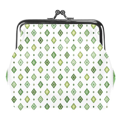 Oudrspo Multi-8 Retro-Muster-01 Damen Kiss Lock Geldbörsen und Handtaschen Umhängetasche Schnalle Geldbörse von Oudrspo