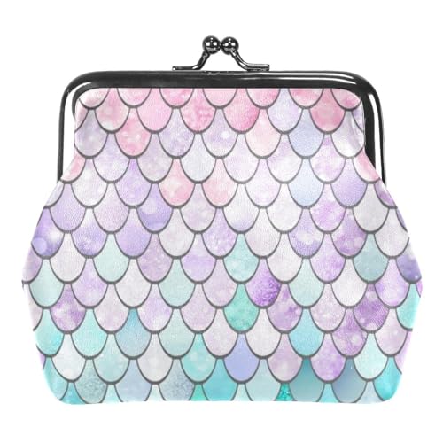 Oudrspo Multi-8 Süßes Münztäschchen Vintage-Münztäschchen Münzbeutel Damen Portemonnaie Kussverschluss Kosmetiktasche Schminktasche Clutch mit Verschluss, 11 x 12 cm von Oudrspo