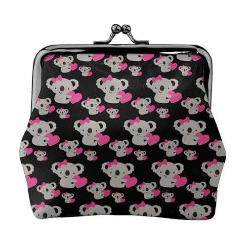 Oudrspo Style (141) Love Cute Koala Bear Münzbörse, süße Wechseltasche, Handtasche für Damen von Oudrspo