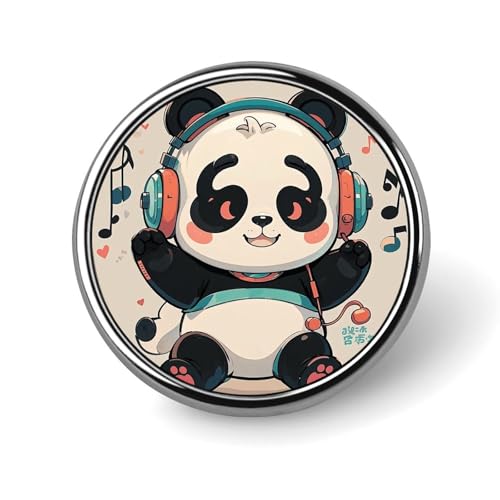 Panda-Anstecknadel für Männer, flippige Tier-Hasen-Humor-Modebrosche – süße Emaille-Abzeichen, Anstecknadel aus Aluminiumlegierung für Hüte, Hemden, Taschen, Jacken und Accessoires (runde Anstecknadel Panda-Anstecknadel für Männer, flippige Tier-Hasen-Humor-Modebrosche – süße Emaille-Abzeichen, Anstecknadel aus Aluminiumlegierung für Hüte, Hemden, Taschen, Jacken und Accessoires (runde Anstecknadel von Oudrspo