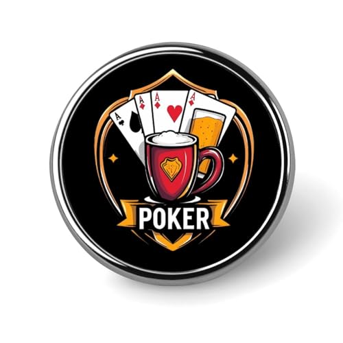 Poker und Gewinner Runde Brosche Pins Revers Krawatte Abzeichen Metall Memorial Button Pin Kit für Hut Hemd Kleidung Taschen Dekor Poker und Gewinner Runde Brosche Pins Revers Krawatte Abzeichen Metall Memorial Button Pin Kit für Hut Hemd Kleidung Taschen Dekor von Oudrspo