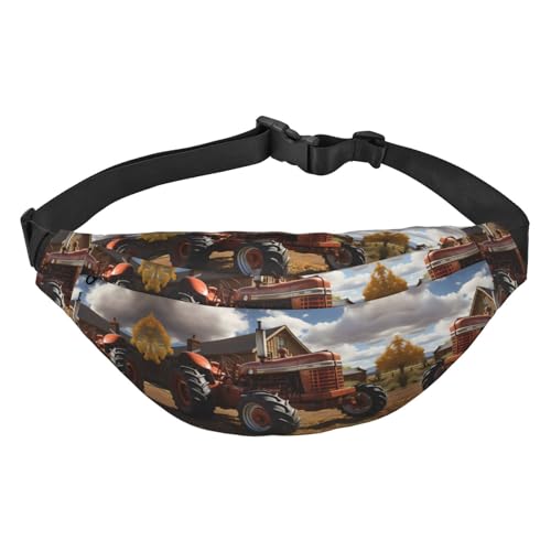 Red Tractor Stilvolle und praktische Gürteltasche für Damen – Bequeme Gürteltasche für Outdoor-Aktivitäten, Lauf-Gürteltasche, von Oudrspo