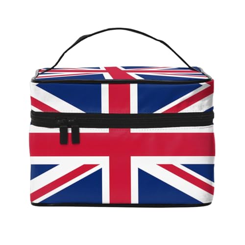 Reise-Make-up-Tasche mit neuseeländischer Nationalflagge – geräumiger und patriotischer Kosmetik-Organizer von Oudrspo