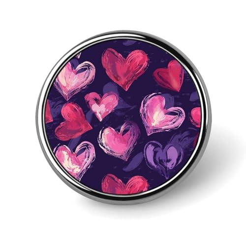 Rote Anstecknadel mit Bild für Männer, modische Brosche mit Regenbogen-Cartoon-Katze, süße Emaille-Anstecker, Anstecknadel aus Aluminiumlegierung für Hüte, Hemden, Taschen, Jacken und Accessoires (run von Oudrspo