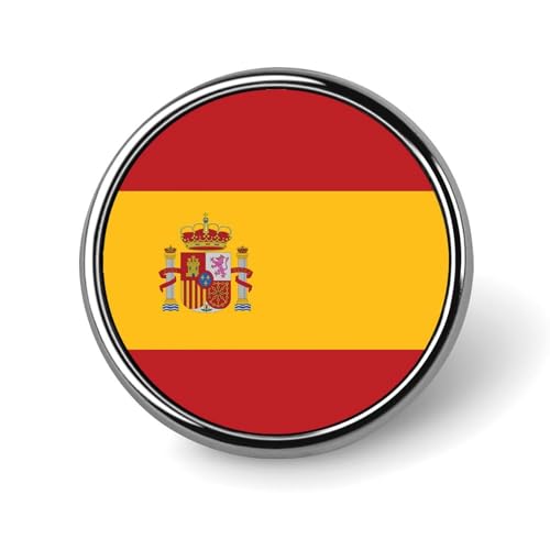 Roundness Spanien Flagge Runde Brosche Pins Revers Krawatte Abzeichen Metall Memorial Button Pin Kit für Hut Hemd Kleidung Taschen Dekor Roundness Spanien Flagge Runde Brosche Pins Revers Krawatte Abzeichen Metall Memorial Button Pin Kit für Hut Hemd Kleidung Taschen Dekor von Oudrspo