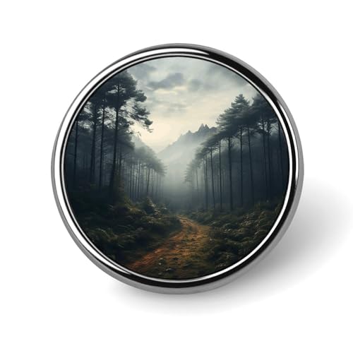 Runde Brosche mit Wolkenmotiv, modische Revers-Krawattennadeln, leichte Metallbrosche, Abzeichen für Männer und Frauen, Kostüm, dekoratives Accessoire Runde Brosche mit Wolkenmotiv, modische Revers-Krawattennadeln, leichte Metallbrosche, Abzeichen für Männer und Frauen, Kostüm, dekoratives Accessoire von Oudrspo