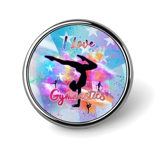 Runde Brosche mit amerikanischer Flagge, bemalt mit Tinte, Gymnastik, Anstecknadel, Revers, Krawattennadel für Damen und Herren, Büroangestellte, Lehrer, Dekoration Runde Brosche mit amerikanischer Flagge, bemalt mit Tinte, Gymnastik, Anstecknadel, Revers, Krawattennadel für Damen und Herren, Büroangestellte, Lehrer, Dekoration von Oudrspo