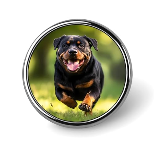 Running Rottweiler Hund Runde Brosche Pins Revers Krawatte Abzeichen Metall Memorial Button Pin Kit für Hut Hemd Kleidung Taschen Dekor Running Rottweiler Hund Runde Brosche Pins Revers Krawatte Abzeichen Metall Memorial Button Pin Kit für Hut Hemd Kleidung Taschen Dekor von Oudrspo