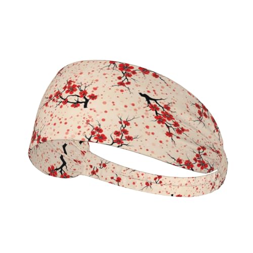 Rutschfeste Schweiß-Stirnbänder für Damen und Mädchen für Yoga Workout und Laufen Haarbänder und Stirnbänder mit Sonnenblumen-Kunst und schwarz-weißer amerikanischer Flagge von Oudrspo