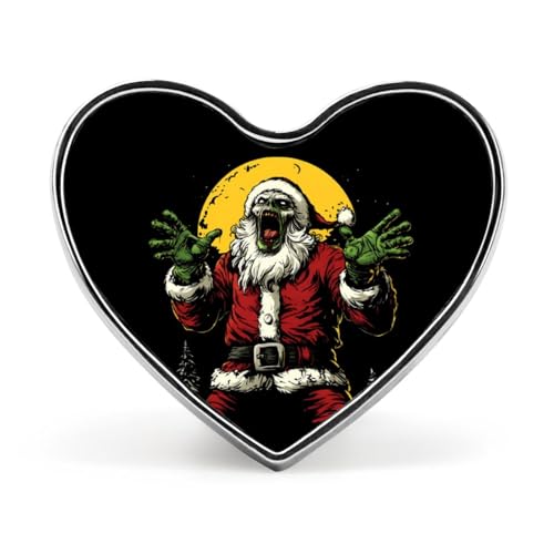 Santa Zombie Vollmond Herz Abzeichen Unisex Metall Memorial Reel Pin Revers Brosche Button Kleid Mantel Zubehör für Rucksack Hochzeit Santa Zombie Vollmond Herz Abzeichen Unisex Metall Memorial Reel Pin Revers Brosche Button Kleid Mantel Zubehör für Rucksack Hochzeit von Oudrspo