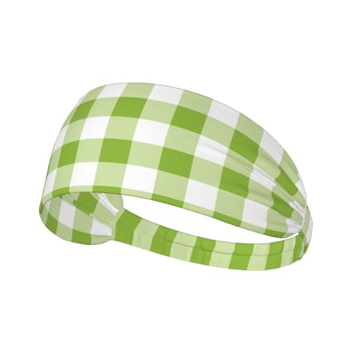 Schwarze 11 cm breite Stirnbänder für Frauen - weiß-grün karierte Stirnbänder für Damenhaar, Haarbänder für Damenhaar Schwarze 11 cm breite Stirnbänder für Frauen - weiß-grün karierte Stirnbänder für Damenhaar, Haarbänder für Damenhaar von Oudrspo