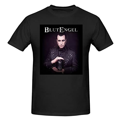 Shirt for Blut-Engel Herrenanpassungs-Kurzärmler-Crewneck-T-Shirt, klassisches Baumwoll-T-Shirt von Oudrspo