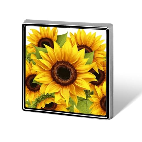 Sonnenblumen-Sommer-Papagei-Kiefernvogel-Anstecknadel für Männer und Frauen, quadratische modische Brosche – niedliche Emaille-Anstecker, Anstecknadel aus Aluminiumlegierung für Hüte, Hemden, Taschen, Sonnenblumen-Sommer-Papagei-Kiefernvogel-Anstecknadel für Männer und Frauen, quadratische modische Brosche – niedliche Emaille-Anstecker, Anstecknadel aus Aluminiumlegierung für Hüte, Hemden, Taschen, von Oudrspo