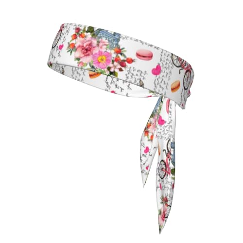 Sport Kopf Krawatten Unisex Krawatte Stirnbänder Bandanas Workout Haar Band Schweißbänder von Oudrspo