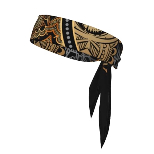 Sport Kopf Krawatten Unisex Krawatte Stirnbänder Bandanas Workout Haar Band Schweißbänder von Oudrspo
