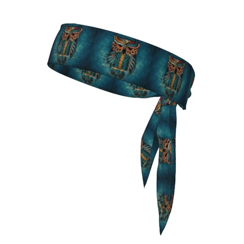 Sport Kopf Krawatten Unisex Krawatte Stirnbänder Binden Zurück Bandanas Workout Haar Band von Oudrspo