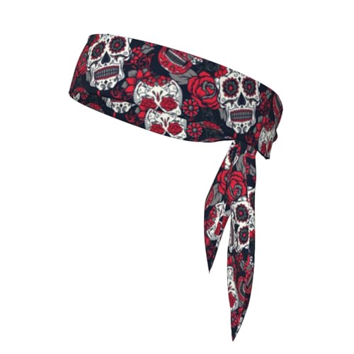 Sport Kopf Krawatten Unisex Krawatte Stirnbänder Binden Zurück Bandanas Workout Haar Band von Oudrspo