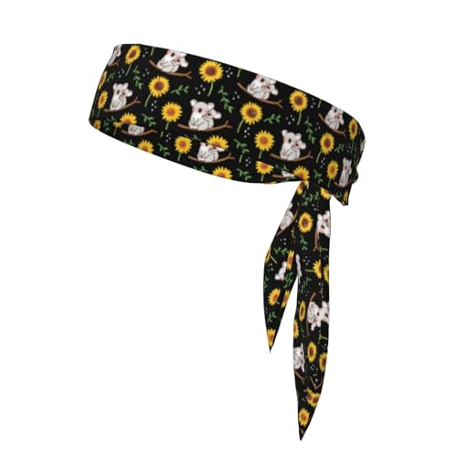 Sport Kopf Krawatten Unisex Krawatte Stirnbänder Binden Zurück Bandanas Workout Haar Band von Oudrspo