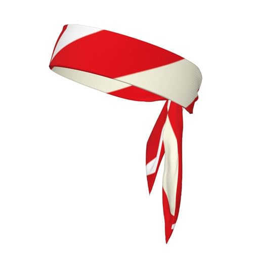 Sport Kopf Krawatten Unisex Krawatte Stirnbänder Binden Zurück Bandanas Workout Haar Band von Oudrspo