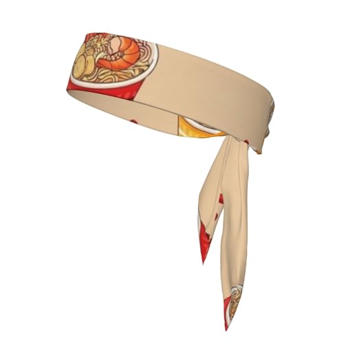 Stirnband zum Binden, atmungsaktives Schweißband, rutschfestes Schweißband für Fußball, Tennis, Training von Oudrspo